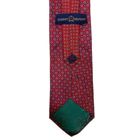 Set of 3 Tommy Hilfiger Mens Silk Printed Executive Ties Wardrobe Professional - Picture 14 of 16